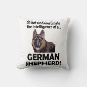 ドイツ羊飼いアルザティアン犬ドイツ羊飼い クッション (正面)