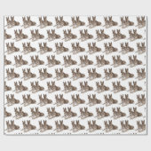 ドイツ羊飼いドッグアート ラッピングペーパー (フラット)