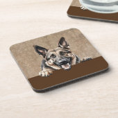 ドイツ羊飼いピーピードッグペット コースター (左側)