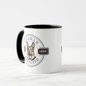 ドイツ羊飼いマグ マグカップ (正面左)