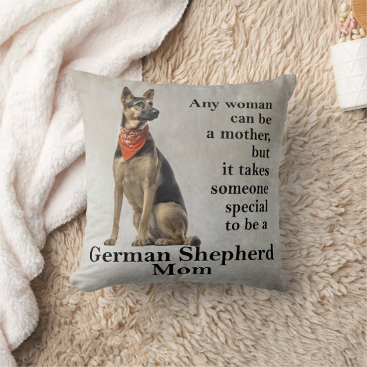 ドイツ羊飼いママ枕 クッション (ブランケット)