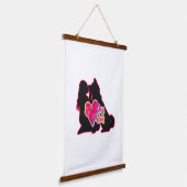 ドイツ羊飼いママ・タペストリー 吊り下げ型タペストリー (傾斜あり)