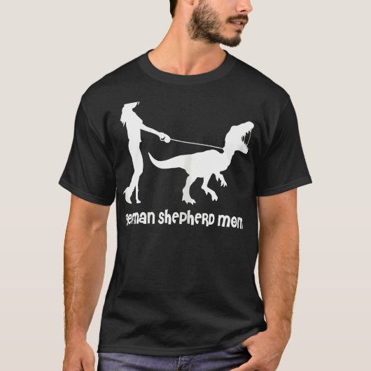 ドイツ羊飼いママ・ラプター版 Tシャツ (正面)