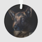 ドイツ羊飼いメモリアル オーナメント (裏面)