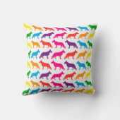 ドイツ羊飼いモノグラム クッション (裏面)