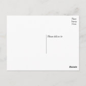 ドイツ羊飼い子犬空白のポストカード ポストカード (裏面)