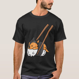 ドイツ羊飼い寿司犬GIF Tシャツ