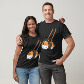 ドイツ羊飼い寿司犬GIF Tシャツ (ユニセックス)