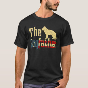 ドイツ羊飼い父親の日ギフトドッファードッグパパ Tシャツ