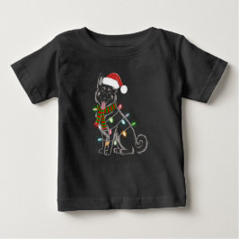 ドイツ羊飼い犬のクリスマス ベビーTシャツ