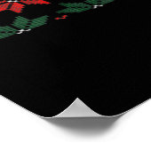 ドイツ羊飼い犬のクリスマス ポスター (角)