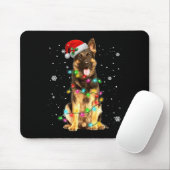 ドイツ羊飼い犬の木クリスマスクリスマス犬の贈り物 マウスパッド (マウス)