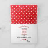 ドイツ羊飼い犬の母の日バダス カード (内部)