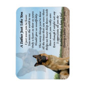 ドイツ羊飼い犬の父の詩のマグネット マグネット (縦)