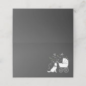 ドイツ羊飼い犬の赤ちゃんシャワー性別 プレイスカード (外部開封)