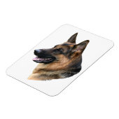 ドイツ羊飼い犬の頭マグネット マグネット (左側)