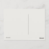 ドイツ羊飼い犬はがき ポストカード (裏面)