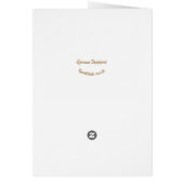 ドイツ羊飼い犬カード (裏面)