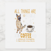 ドイツ羊飼い犬ギフト ワインラベル (シングルラベル)