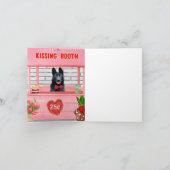 ドイツ羊飼い犬バレンタインデーキスをするス カード (内部)