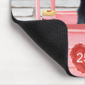 ドイツ羊飼い犬バレンタインデーキスをするス マウスパッド (コーナー)