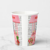 ドイツ羊飼い犬バレンタインデーキスをするス 紙コップ (左)