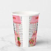 ドイツ羊飼い犬バレンタインデーキスをするス 紙コップ (右)