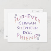 ドイツ羊飼い犬フーリバー ポストカード (正面/裏面)