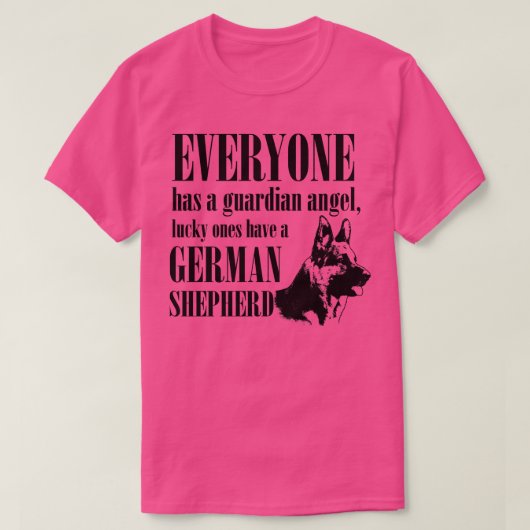 ドイツ羊飼い犬GSD (14) Tシャツ (デザイン正面)