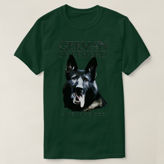 ドイツ羊飼い犬GSD (22) Tシャツ (デザイン正面)