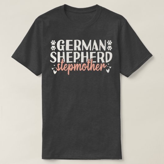 ドイツ羊飼い継母ギフト Tシャツ (デザイン正面)