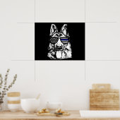 ドイツ羊飼い警察官警察犬 ポスター (キッチン)