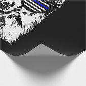 ドイツ羊飼い警察官警察犬 ラッピングペーパー (角)