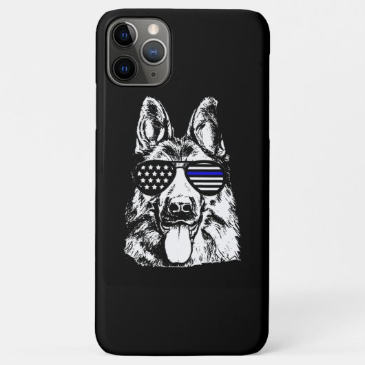 ドイツ羊飼い警察官警察犬 Case-Mate iPhoneケース (裏面)
