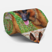 ドイツ羊飼い – 黒赤2 ネクタイ (ロール)