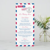 ドイツ航空便 ウェディング レセプション メニュー (スタンド正面)