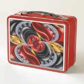 ドイツ色付き金属製ステンレスランチボックス メタルランチボックス (裏面)