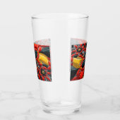 ドイツ色入りガラスカップ タンブラーグラス (右)