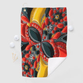 ドイツ色入りゴルフタオル ゴルフタオル (インサイチュ)