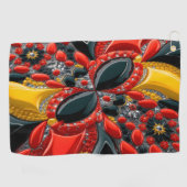 ドイツ色入りゴルフタオル ゴルフタオル (横)