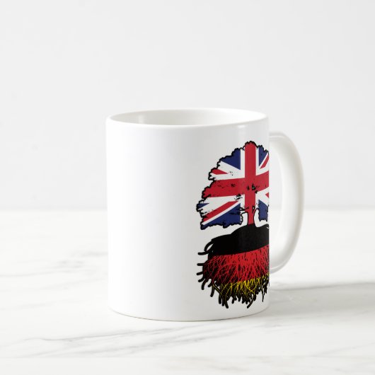 ドイツ英国イギリス統一されたイギリス コーヒーマグカップ (正面右)
