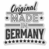 ドイツ製オリジナル シール (正面)