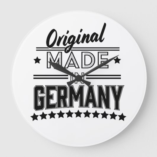 ドイツ製オリジナル ラージ壁時計 (正面)