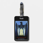 ドイツ観光事業の荷物のラベル ラゲッジタグ (裏面縦)