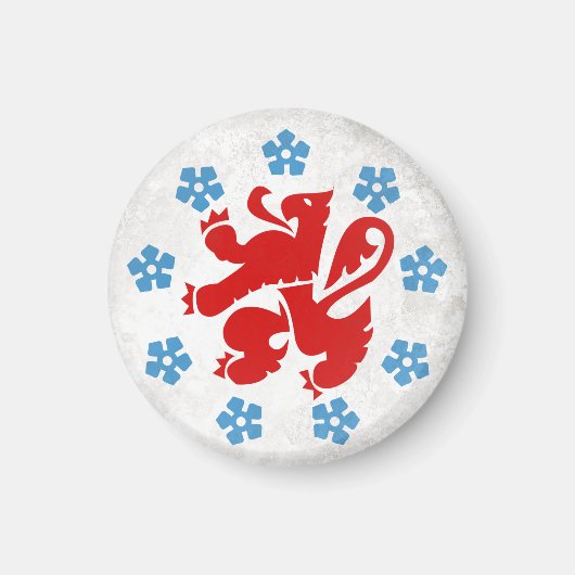 ドイツ話のベルギー マグネット (正面)