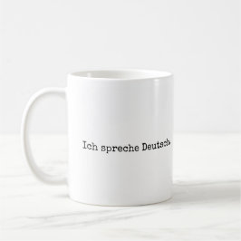 ドイツ話語I spreche Deutsch mug コーヒーマグカップ