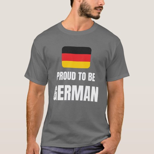 ドイツ誇りを持った人になる Tシャツ (正面)