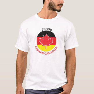 ドイツ誇りを持った系カナダ Tシャツ