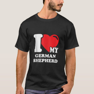 ドイツ誇りを持った羊飼い犬ママパパデザインタンクトップ Tシャツ