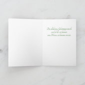 ドイツ誕生日ダッフォディルガーデン カード (内部)